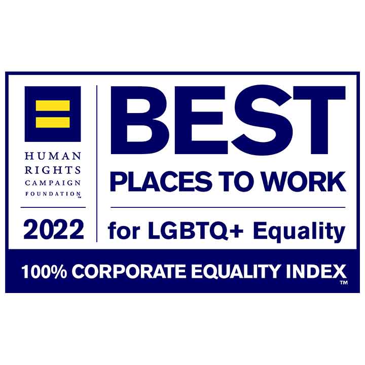 Best Places to Work for LGBTQ+ Equality badge